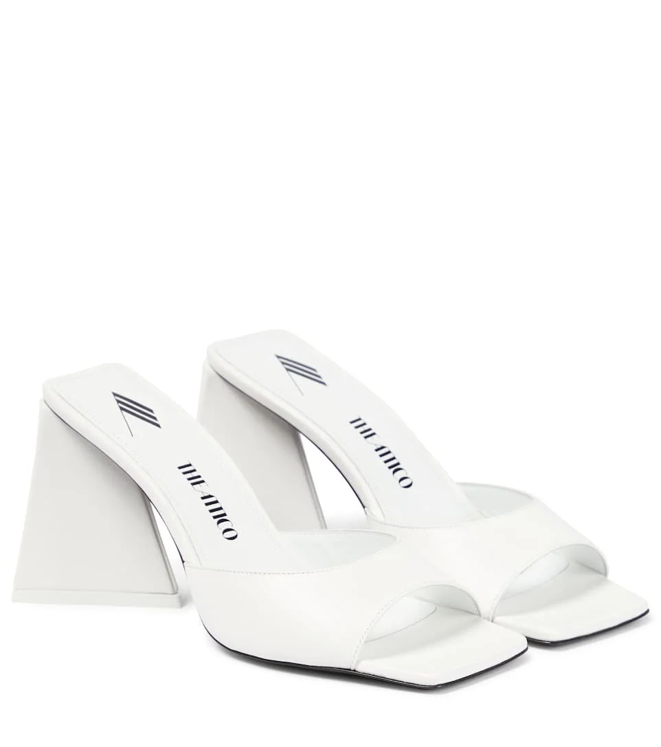 The Attico Devon Mules in White — UFO No More
